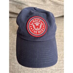 WASHINGTON CAPITALS NHL Baseball Cap Hat RED ROCK THE RED Fanatics Adjustable